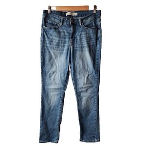 LEVIS SIGNATURE TOTALLY SHAPING STRAIGHT MEDIUM WASH SIZE 10 JEANS DENIM